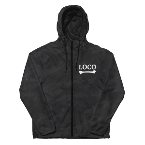 Unisex lightweight zip up windbreaker