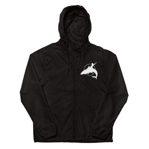 Unisex lightweight zip up windbreaker