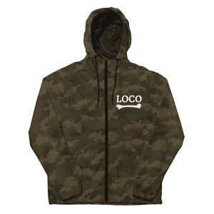 Unisex lightweight zip up windbreaker