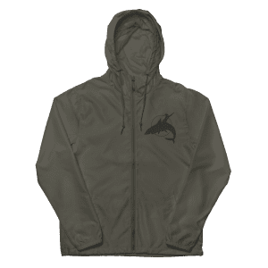 Unisex lightweight zip up windbreaker