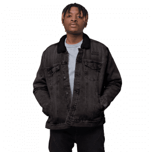 Unisex denim sherpa jacket